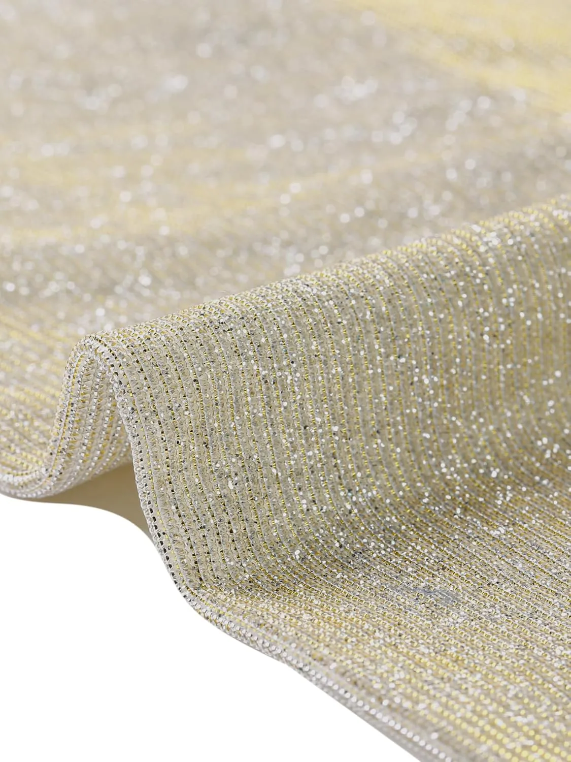 Allegra K Sparkly Metallic Camisole for Women's Party Cowl Neck Backless Glitter Halter Tops