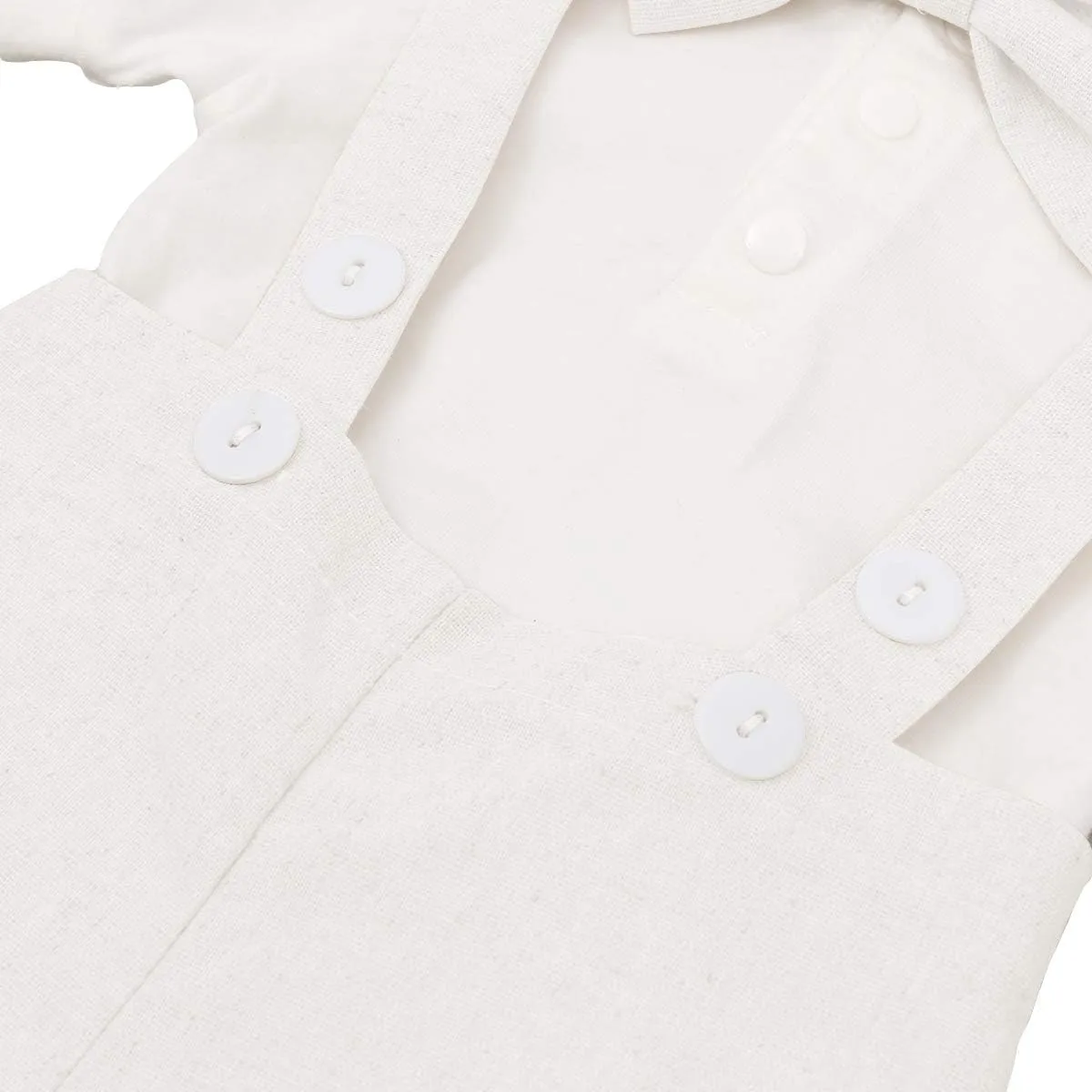 Baby Boys Formal Suit Set Short Sleeve Romper Suspenders Shorts Pants Bowtie Wedding Tuxedo Outfits Cake Smash Clothes