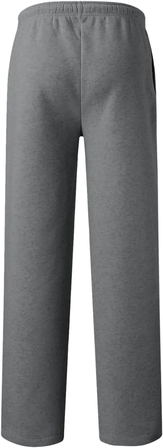 Baggy Sweatpants Men Tapered Loose Fit Trousers Drawstring Pants Elastic Waist Workout Slacks with Pockets