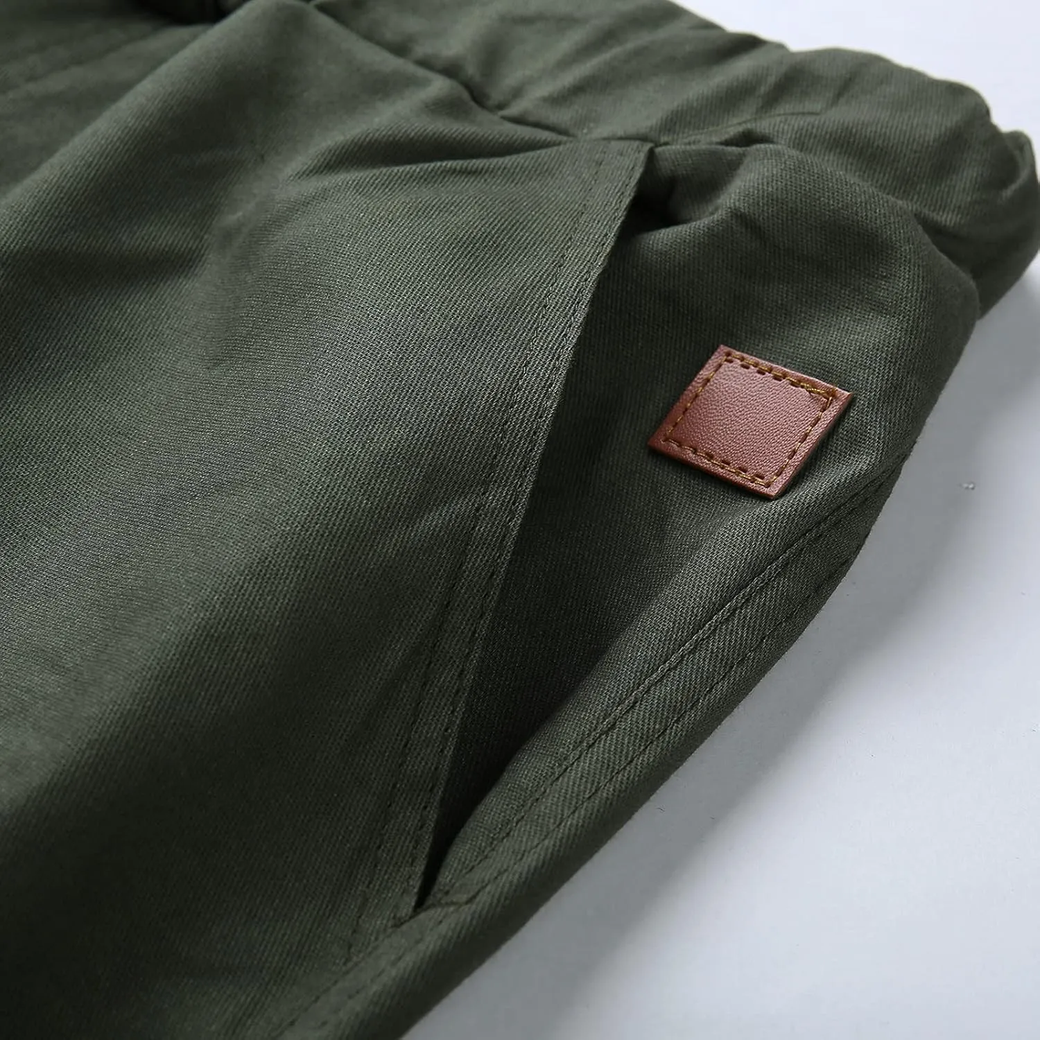 Cargo Pants for Men Joggers Tactical Pants Outdoor Fleece Lined Snow Ski Cargo Pants Thermal Hiking Pants Men's Cargo