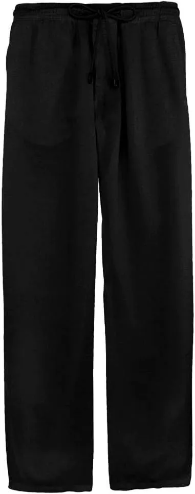 Casual Pants Men Summer Trouser Pants Casual Loose Joggers Lightweight Straight Stretch Sports Pants with Pockets