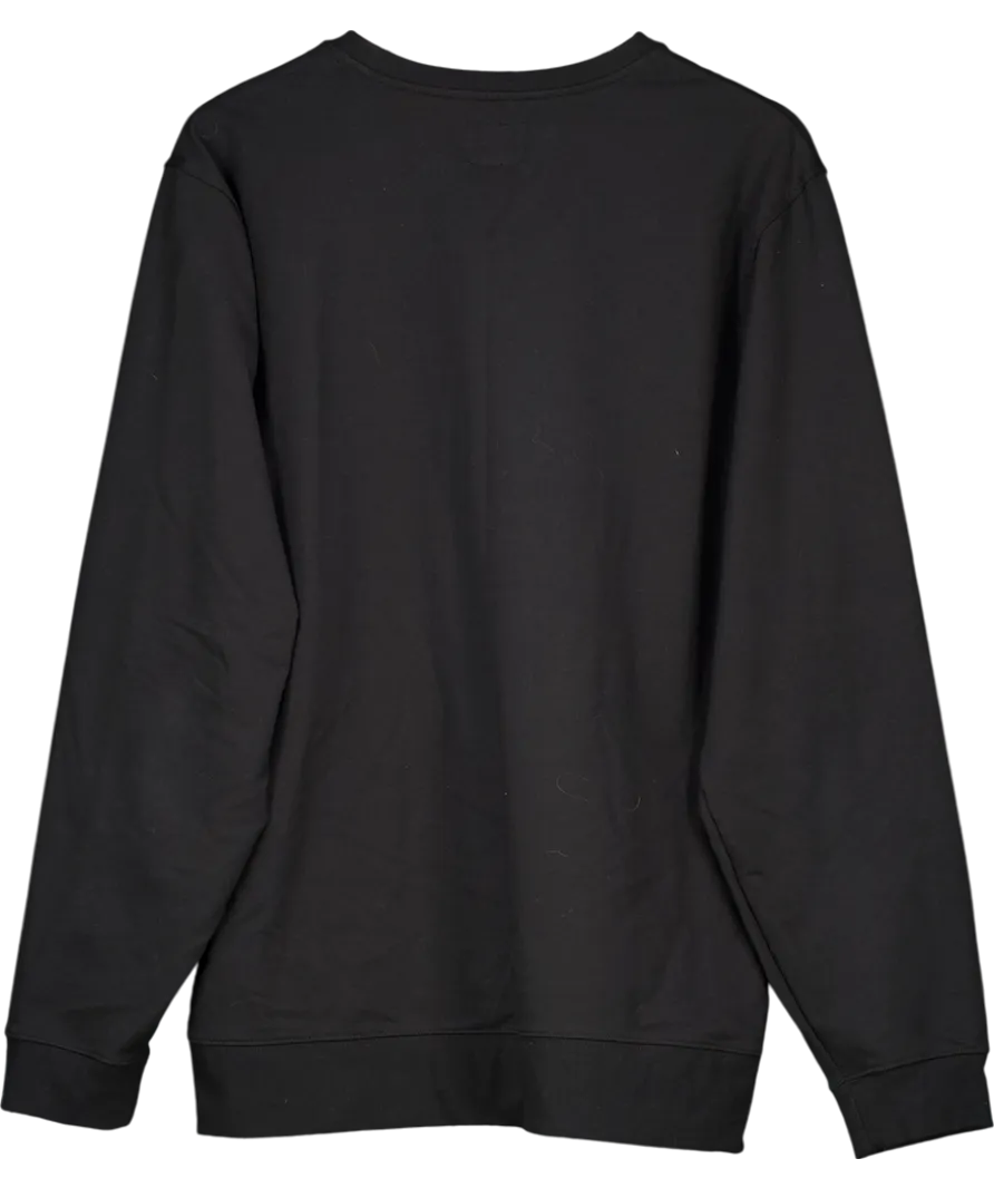 CUT Black Hyperloop Pullover Split-hem UK XL