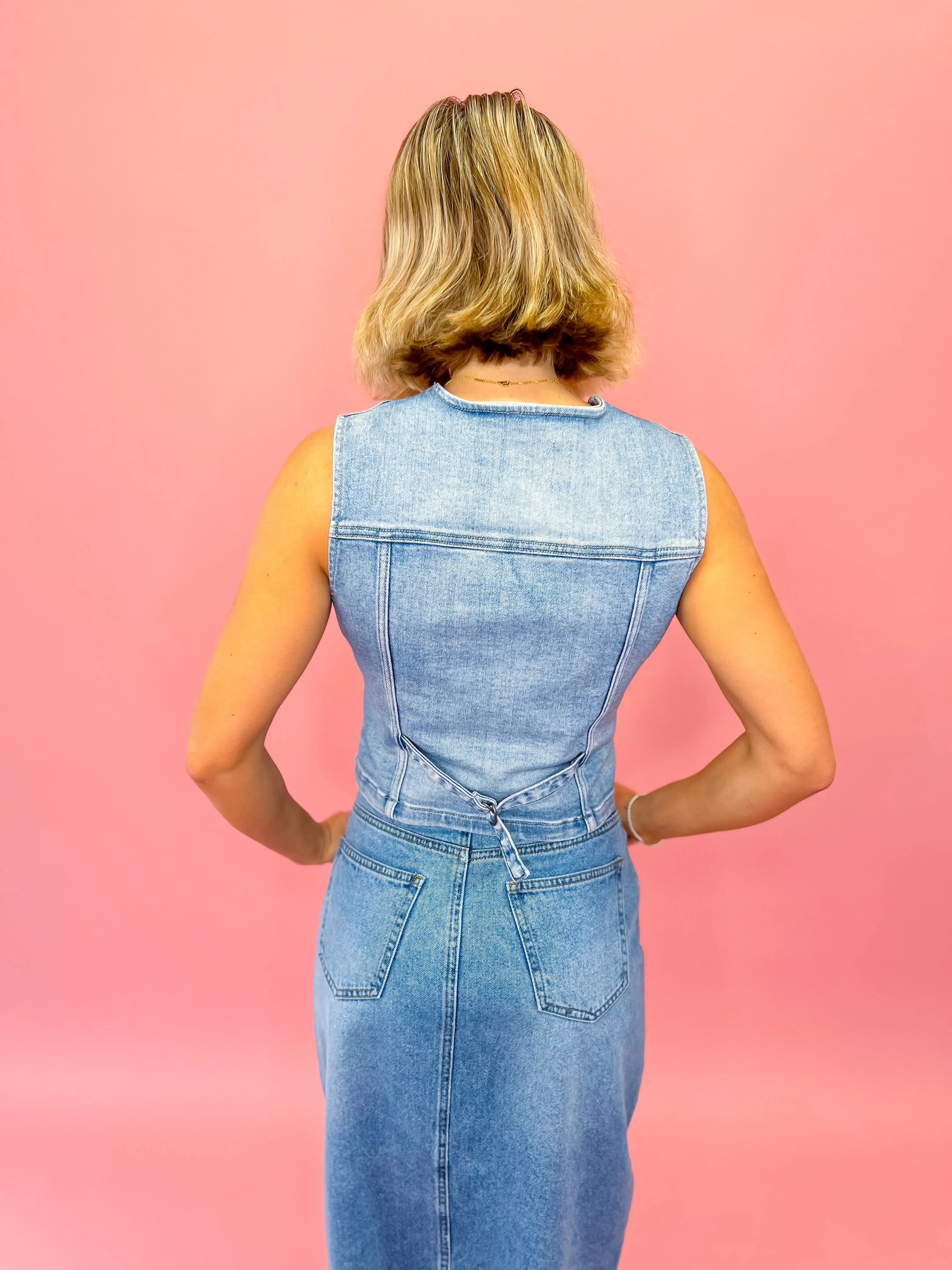 Denim Darling Vest