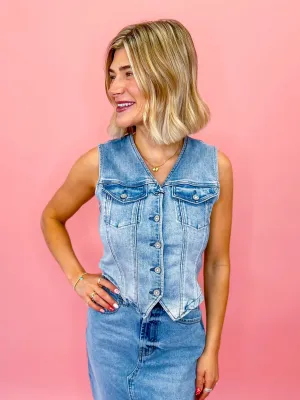 Denim Darling Vest