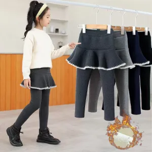 Elise Plush Skirt Leggings