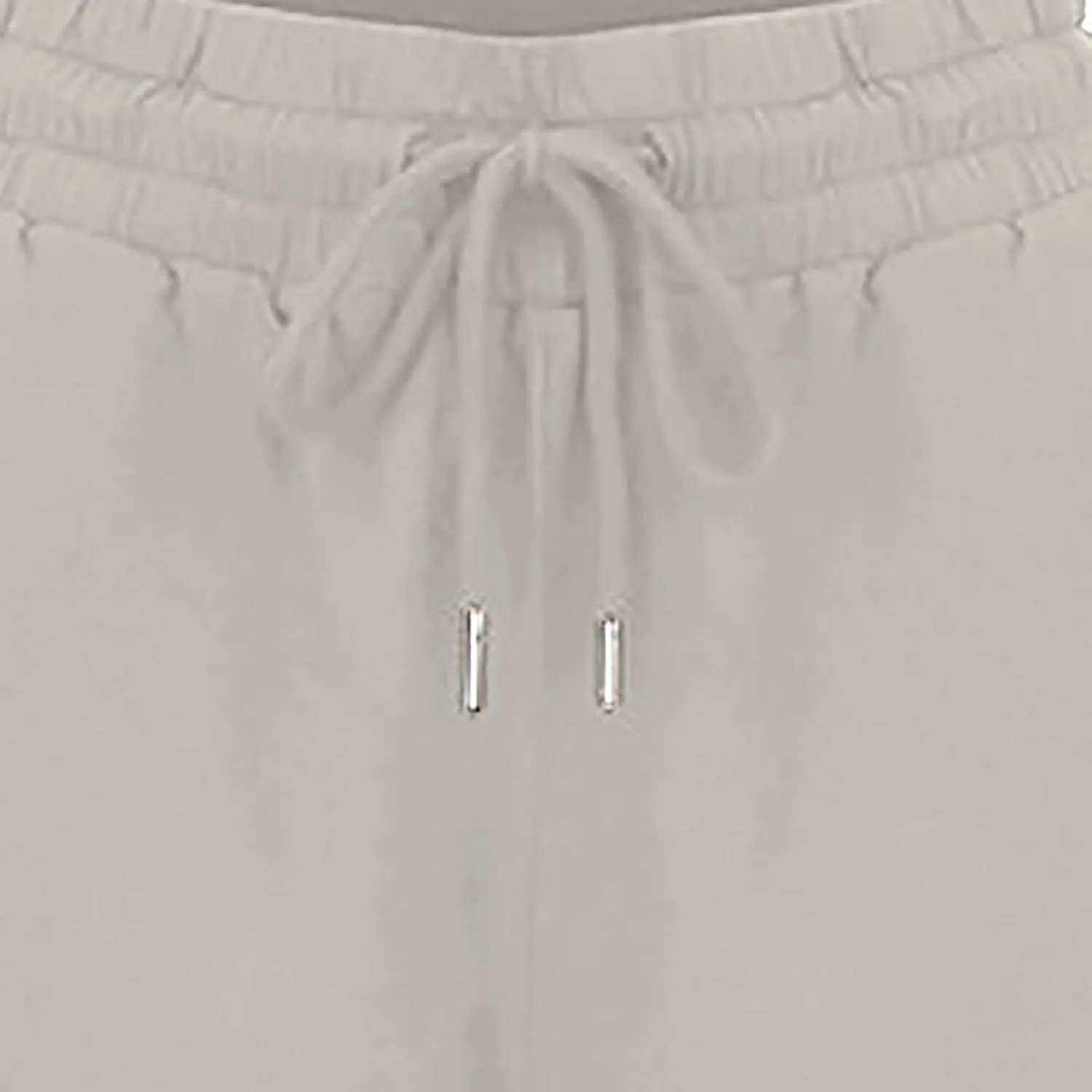 fartey Linen Pants Women Summer Casual Straight Leg Pants Drawstring Elastic High Waist Loose Comfy Trousers with Pockets
