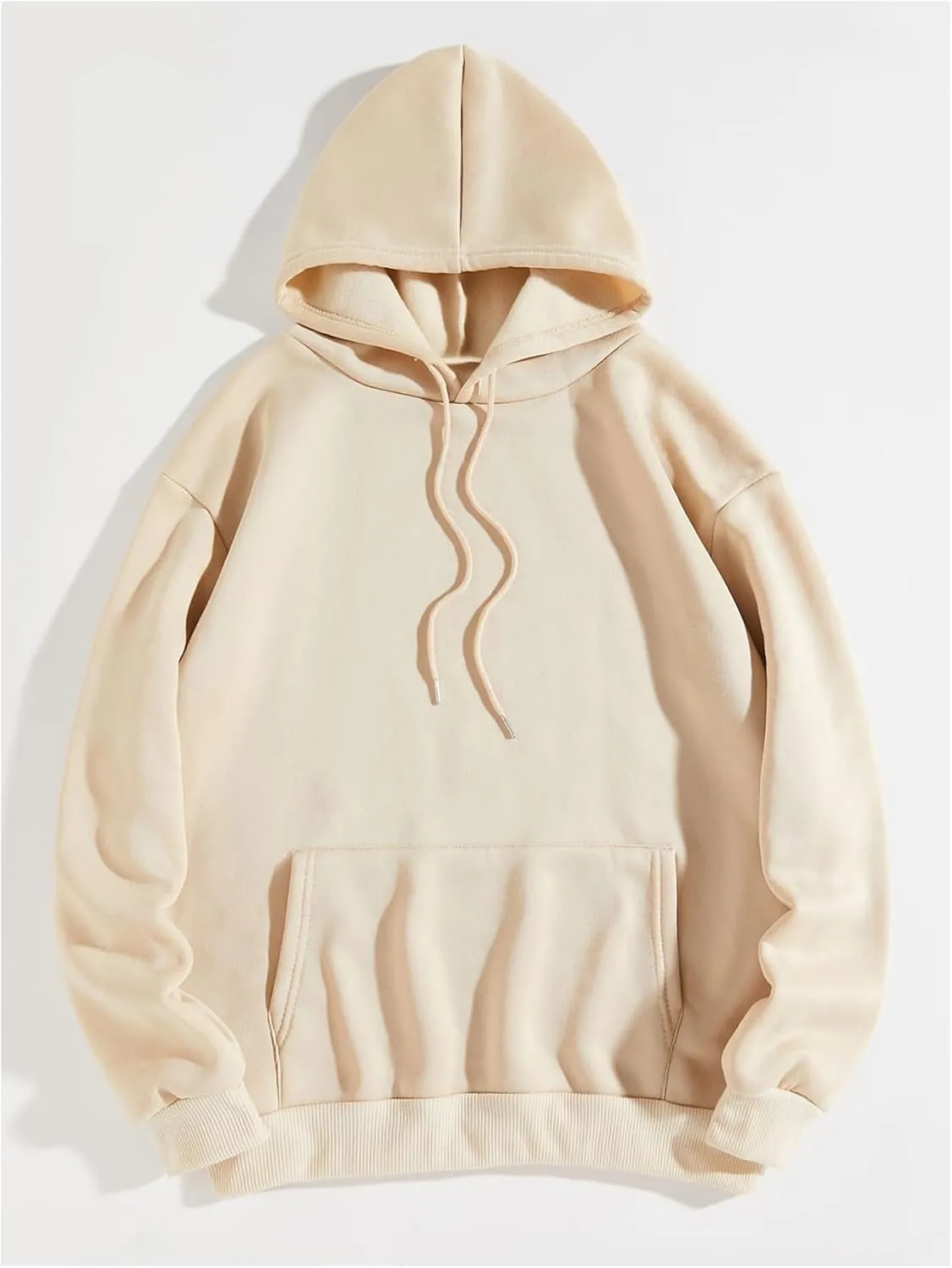 Floerns Women's Letter Graphic Print Long Sleeve Drawstring Hoodie Sweatshirt