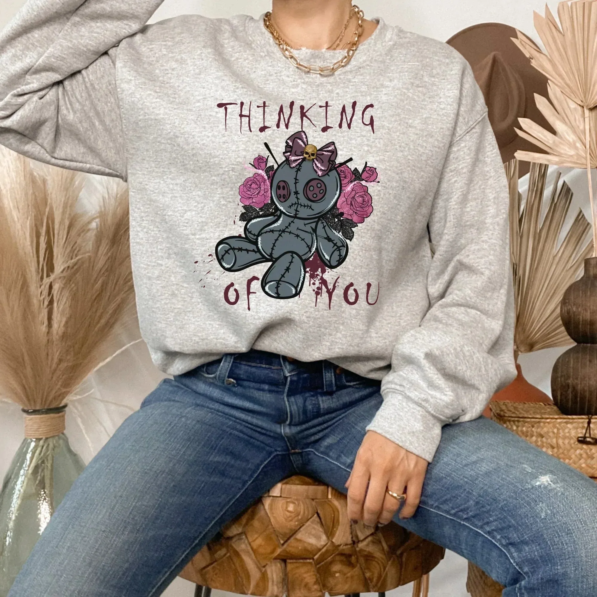 Gothic Shirt, Witchy Vibes, Pastel Halloween Sweatshirt, Skull Shirt, Goth Style Grunge Shirt, Aesthetic Clothing, Cat Shirt, Witch Tee