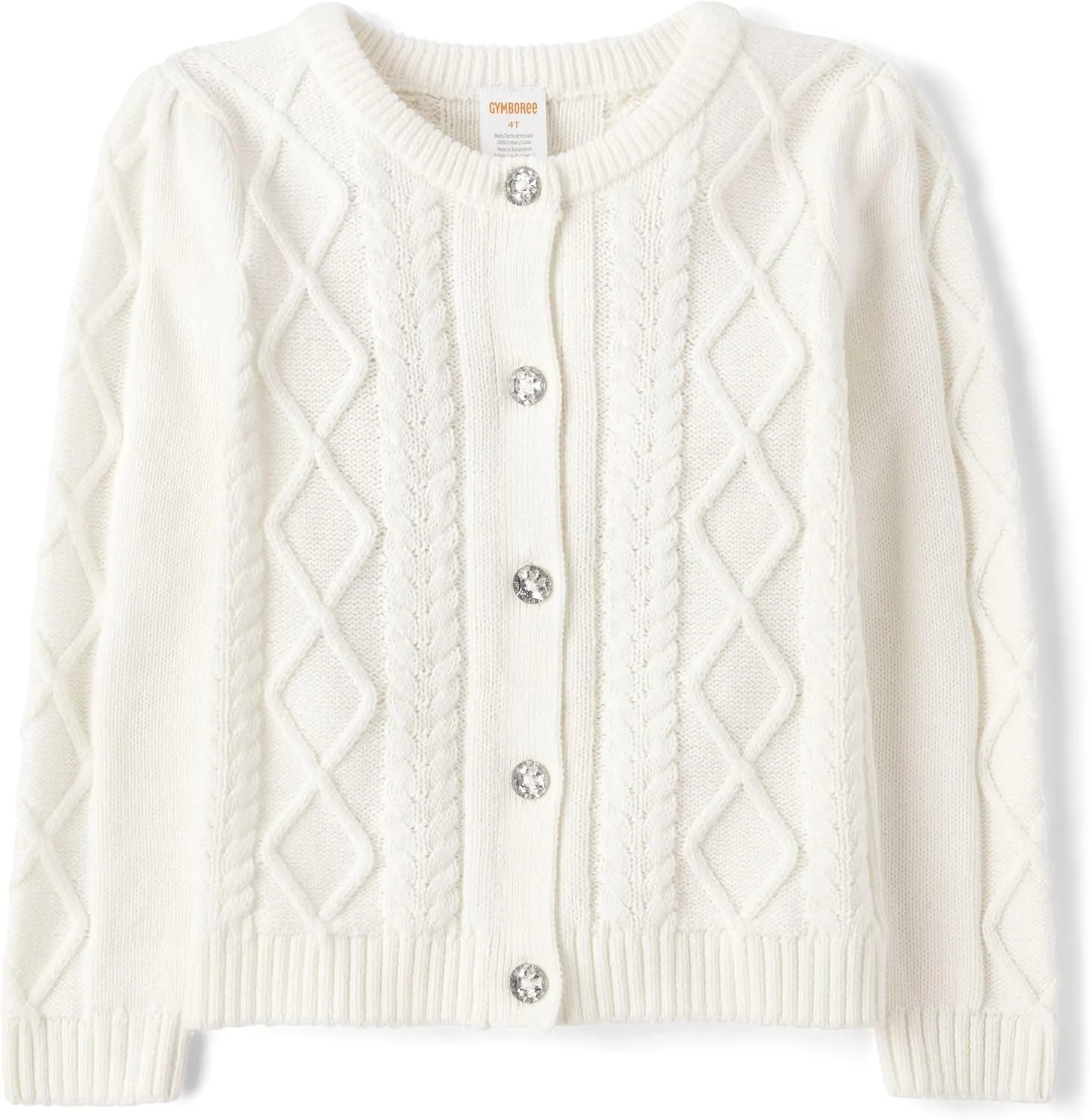 Gymboree Girls' and Toddler Long Sleeve Button Front Cardigan
