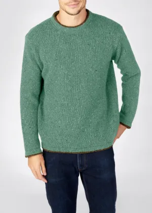 IrelandsEye Roundstone Sweater | Green Wave