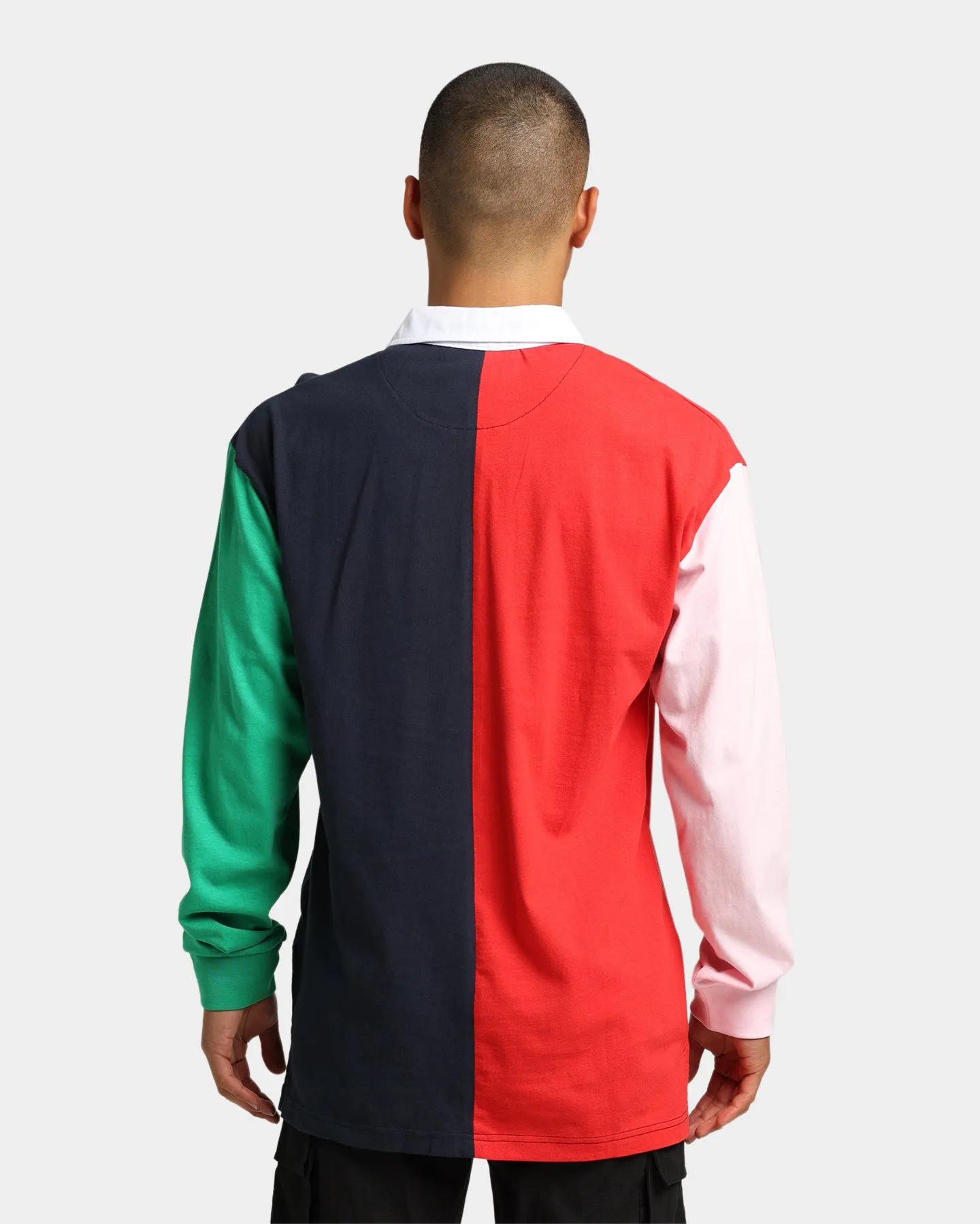 Karl Kani Retro Block Rugby Shirt Navy