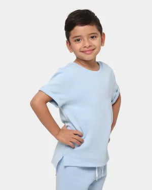 Lil Hommé Kid's Volle Motion T-Shirt Light Blue