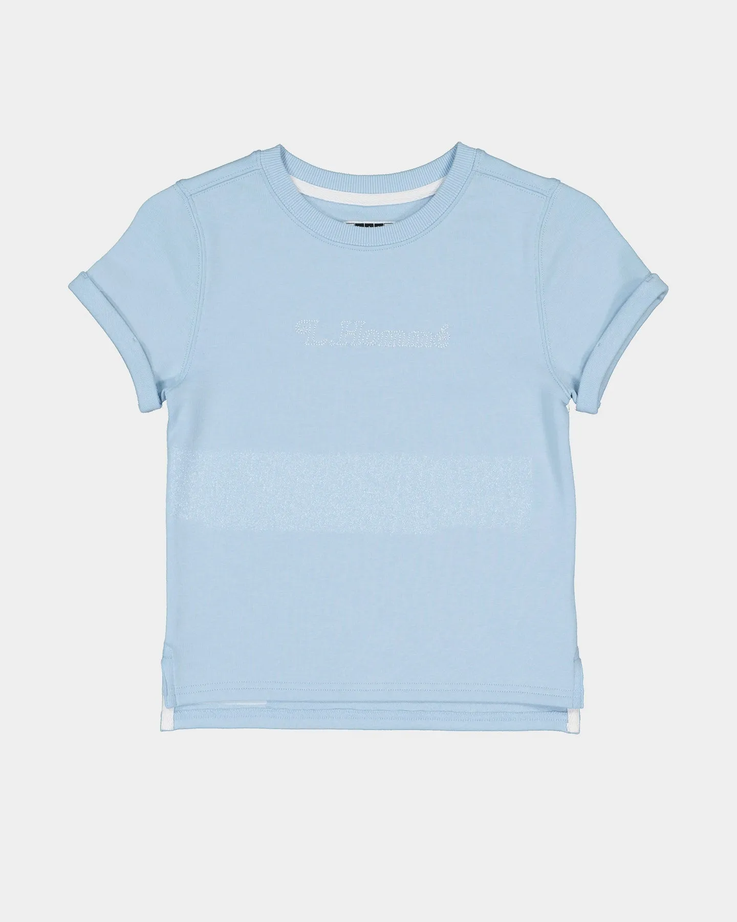 Lil Hommé Kid's Volle Motion T-Shirt Light Blue