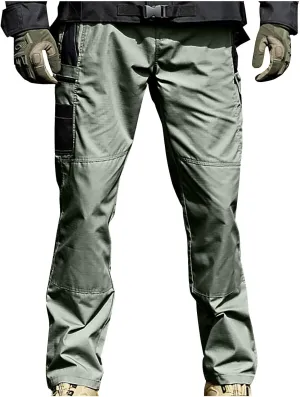 Lounge Cotton Cargo Pants for Men Baggy Tactical Combat Work Pants 2025 Spring Fashion Outdoor Trousers with Pockets
