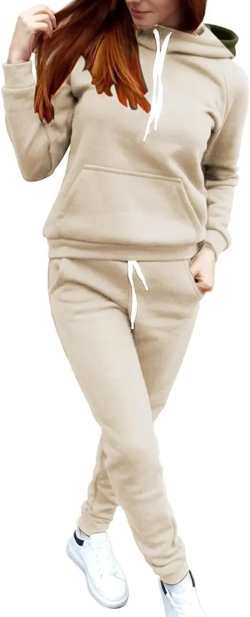 Lounge Sets for Women 2024 Long Sleeve Crewneck Baggy Shorts Sweatshirt with Jogger Pants 2 Piece