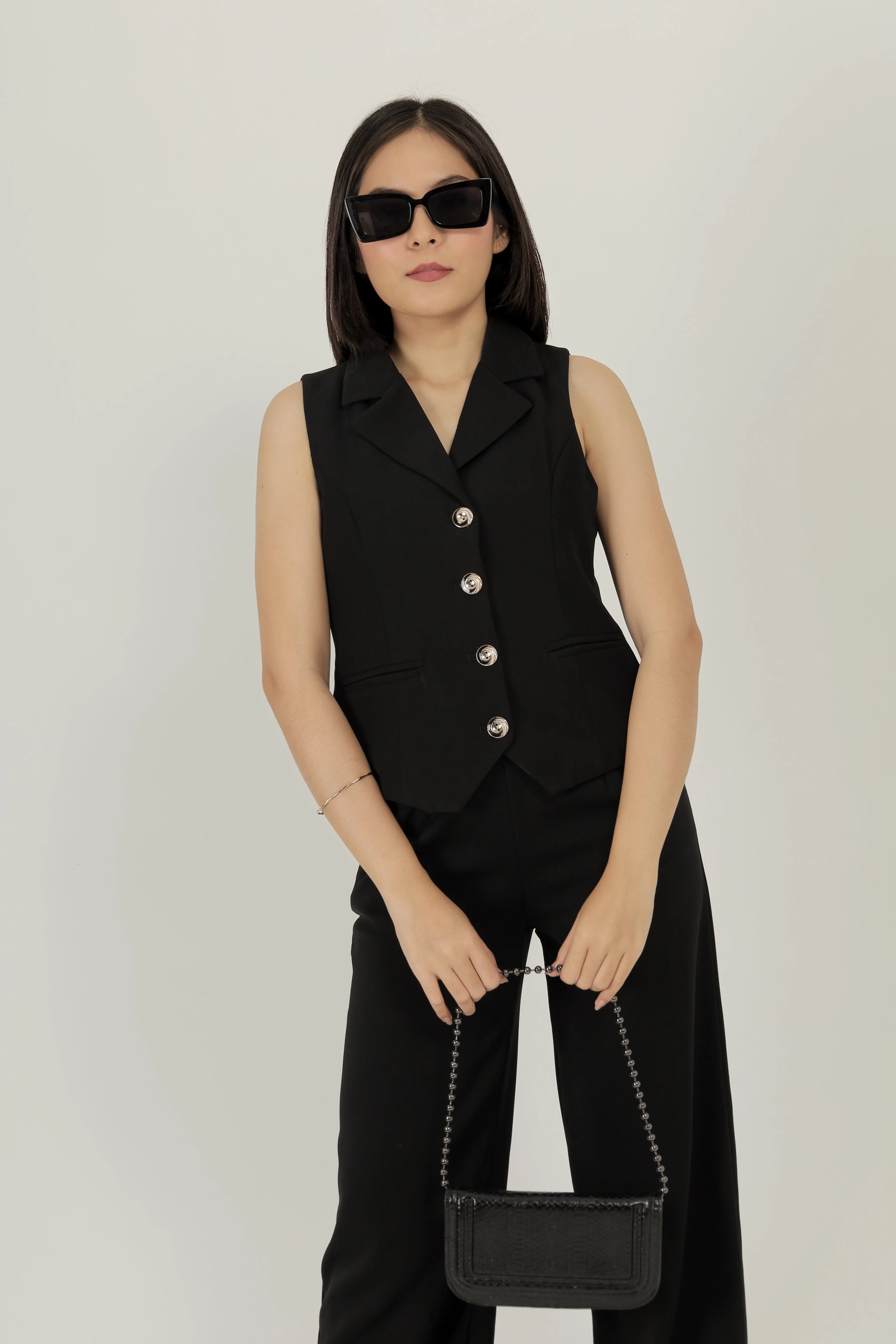 Lula Button-down Tailored Waistcoat