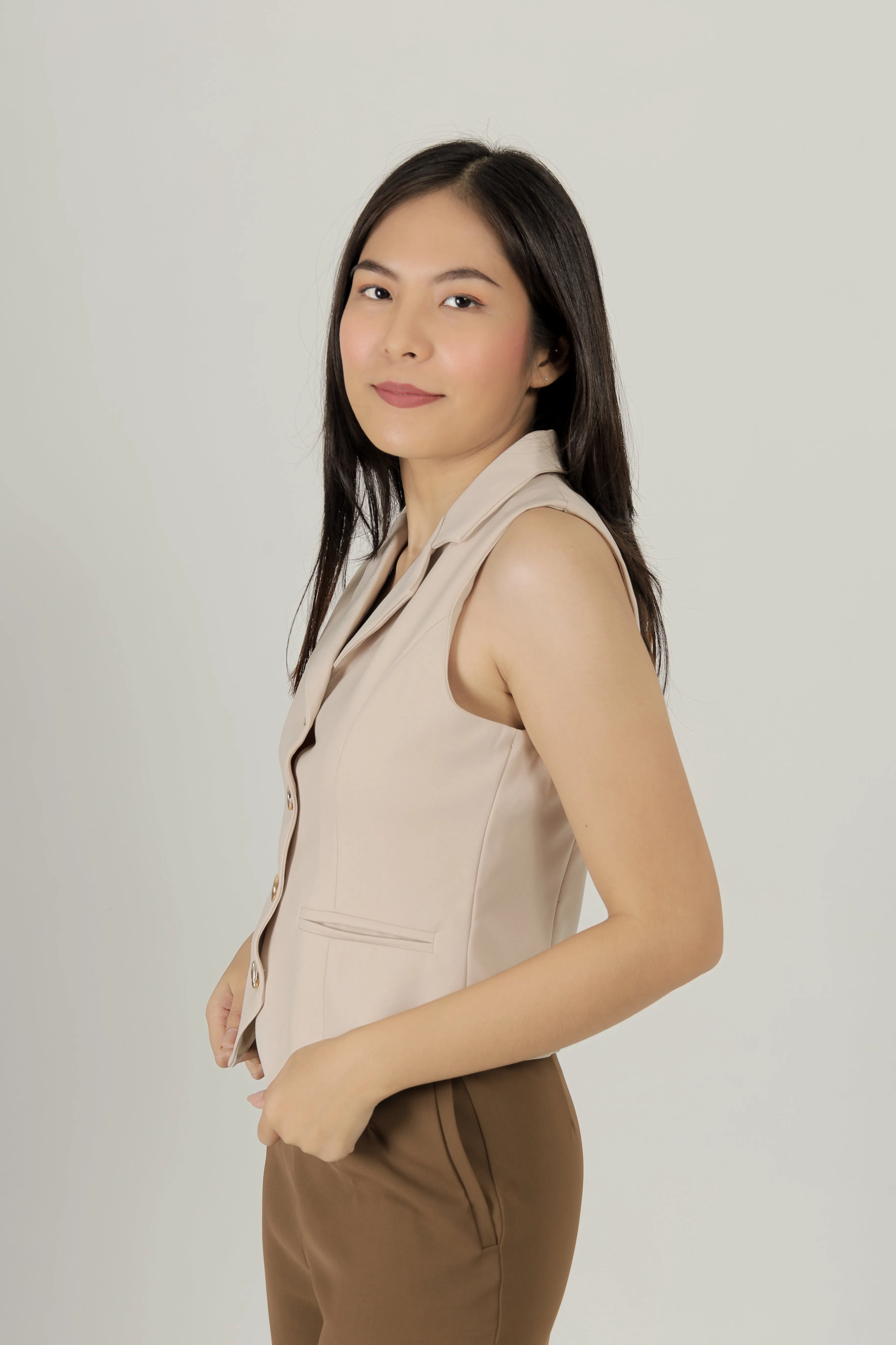 Lula Button-down Tailored Waistcoat