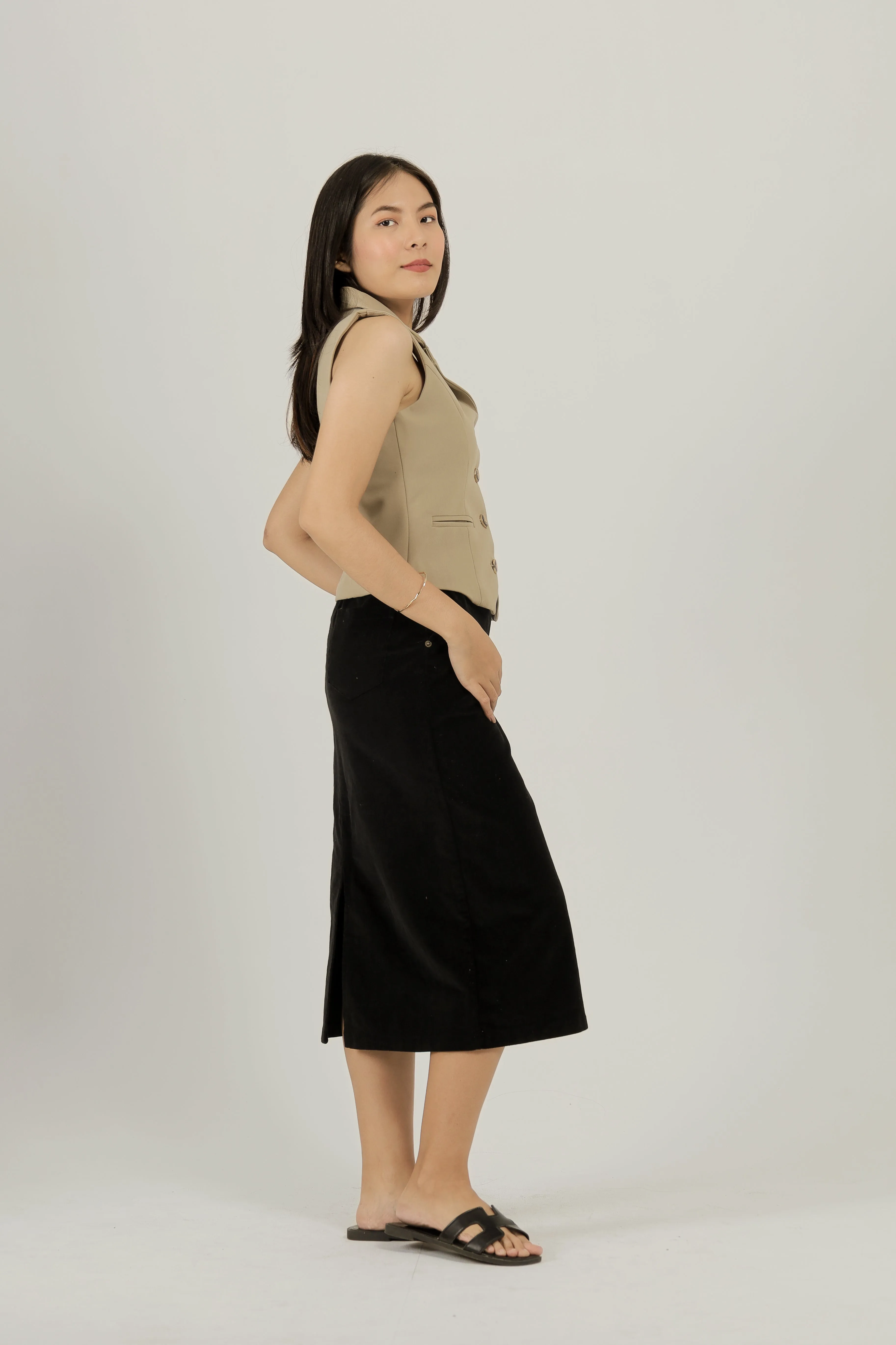 Lula Button-down Tailored Waistcoat