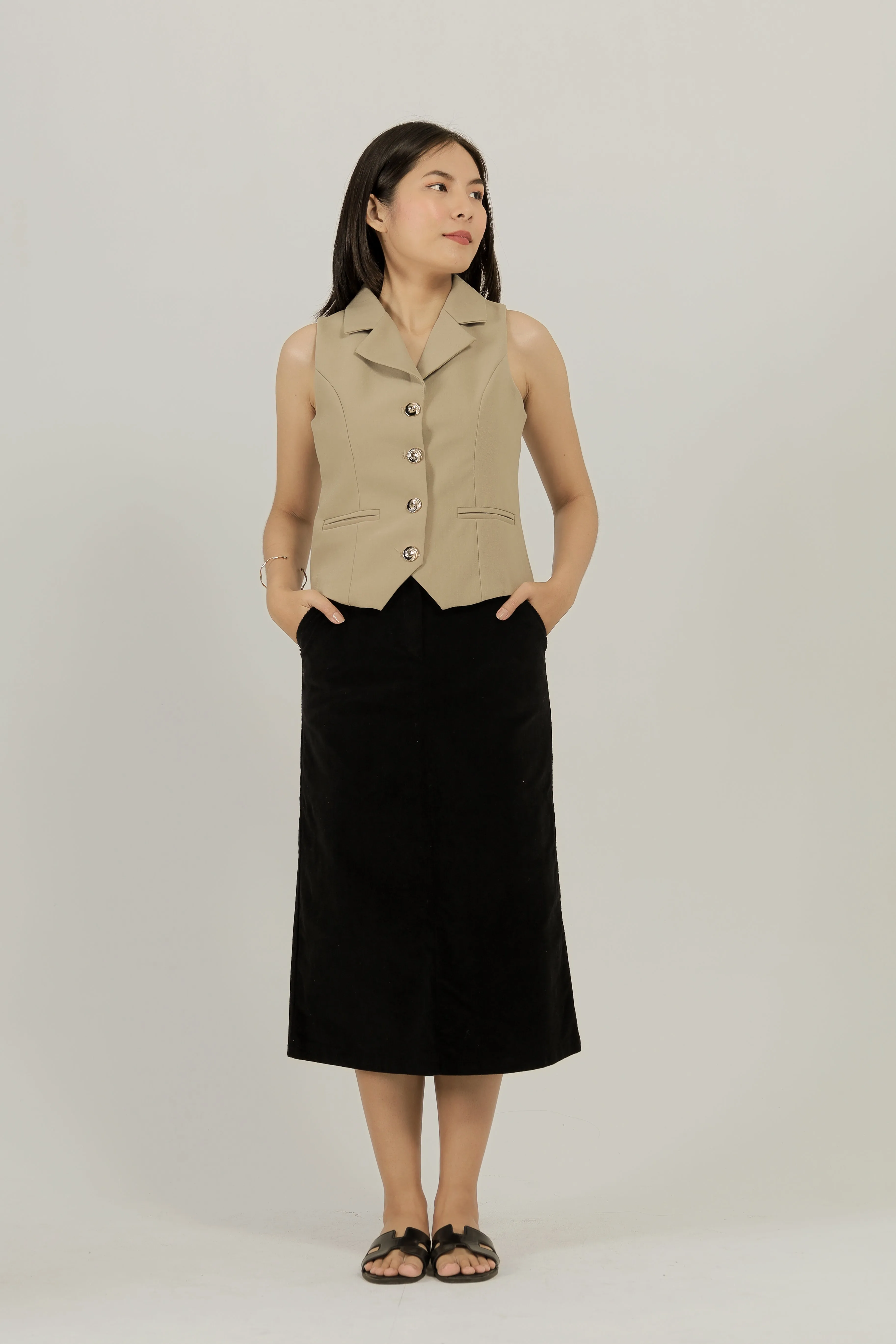 Lula Button-down Tailored Waistcoat