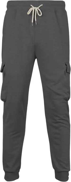 Men's Cargo Pants Workout Joggers Stretch Sweatpants Drawstring Tactical Pants with Multi Pockets Hiking