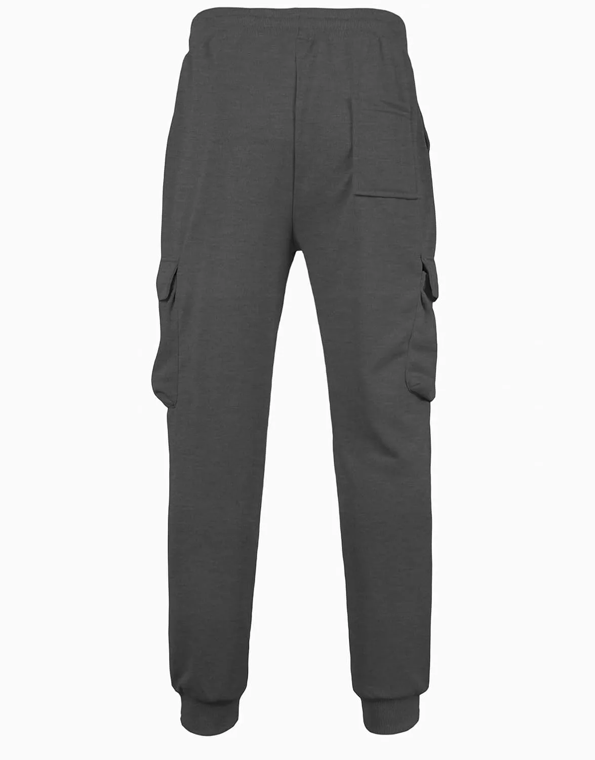 Men's Cargo Pants Workout Joggers Stretch Sweatpants Drawstring Tactical Pants with Multi Pockets Hiking