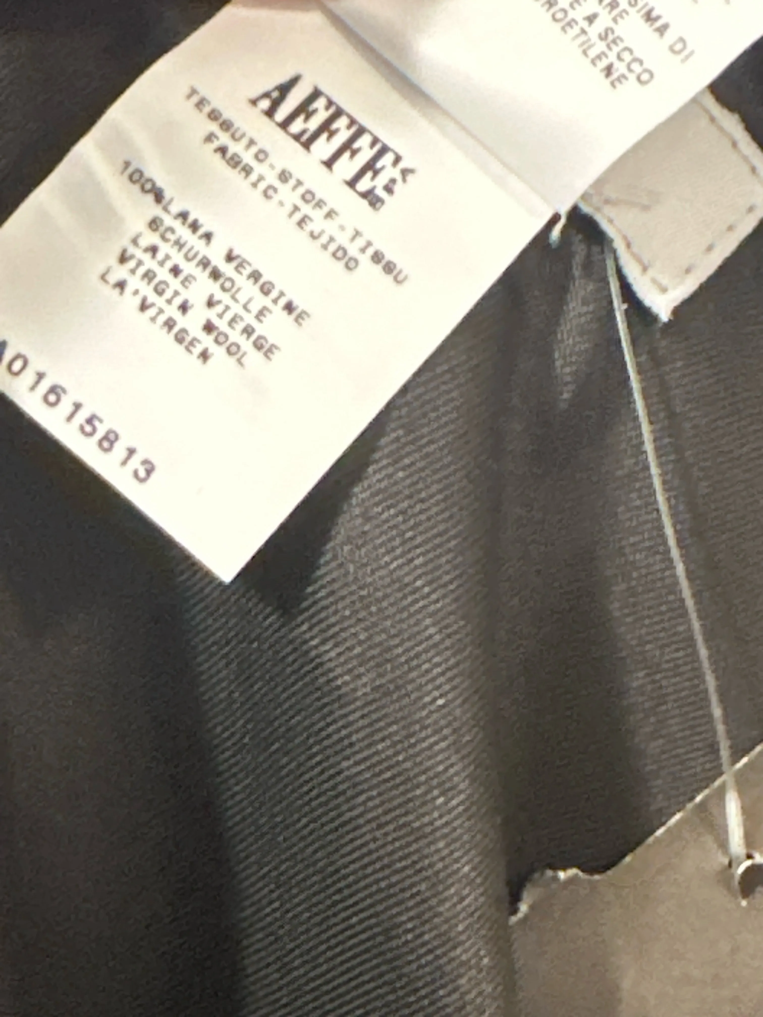 Moschino Size 4 Black Wool Crepe Straight Skirt