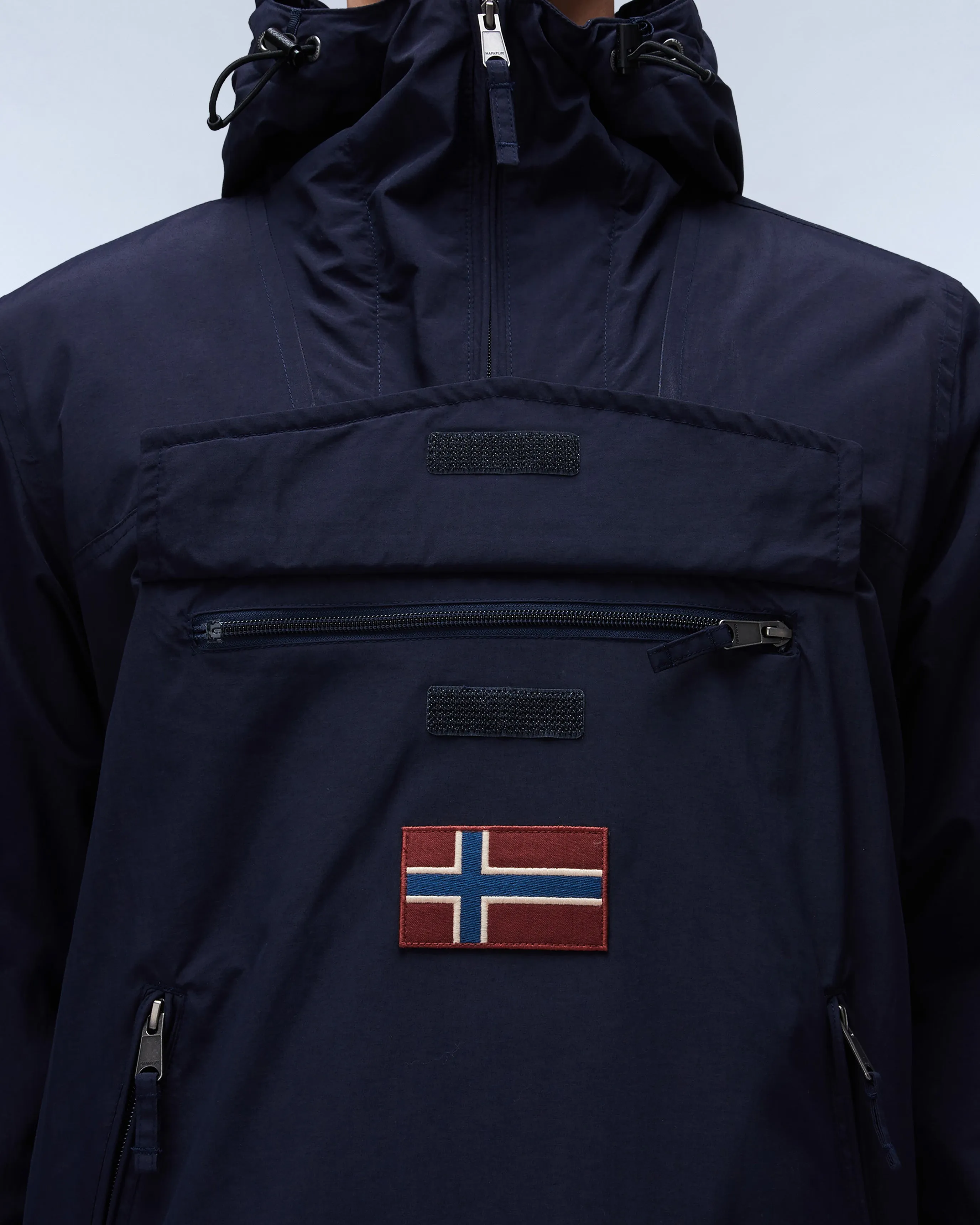 Napapijri Rainforest Pocket 2 Winter Anorak Jacket - Blue Marine