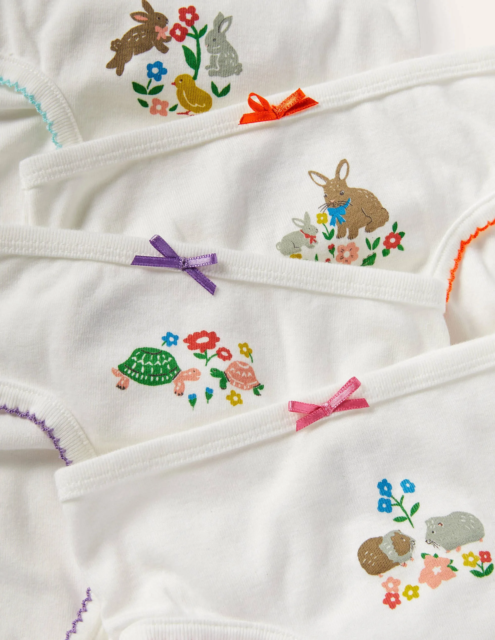 Pants 7 Pack-Ivory Floral Pets