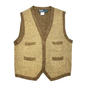 Polo by Ralph Lauren Linen Silk Blend Knit Vest
