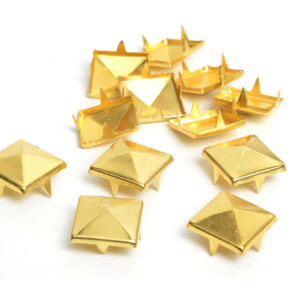 Pyramid Studs Gold or Silver - Add Your Own