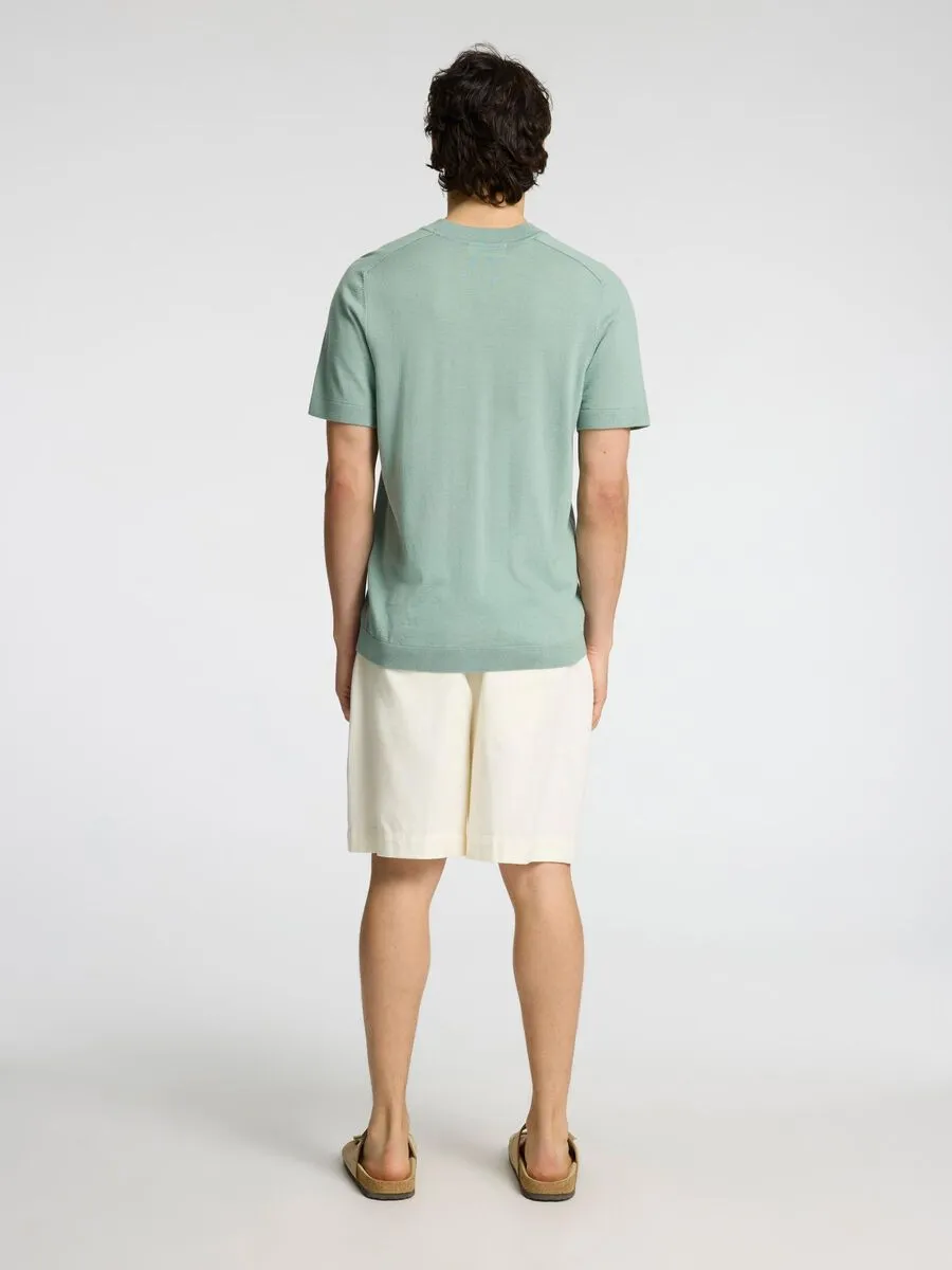 SEL16096370 Tray S/S Merino Crewneck