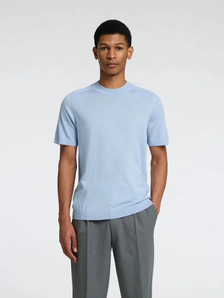 SEL16096370 Tray S/S Merino Crewneck