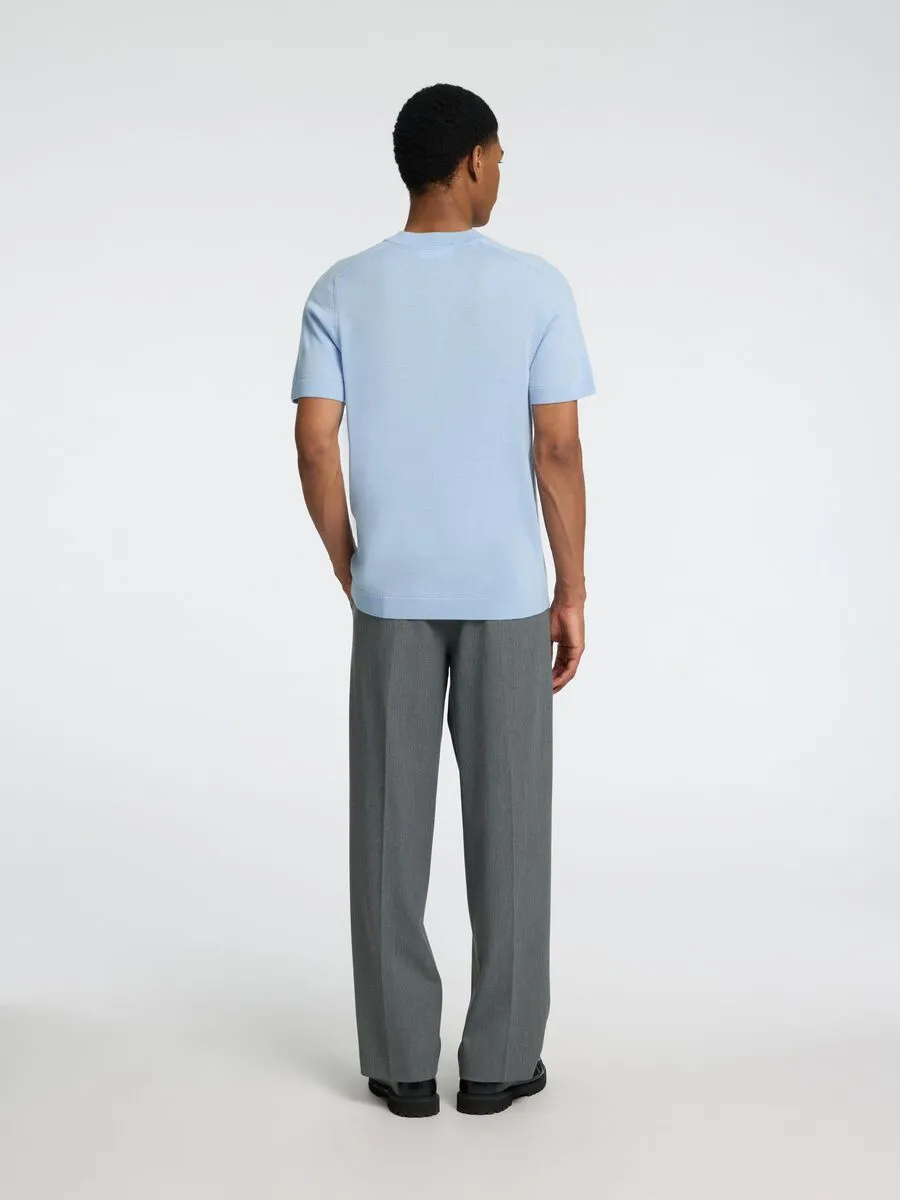 SEL16096370 Tray S/S Merino Crewneck