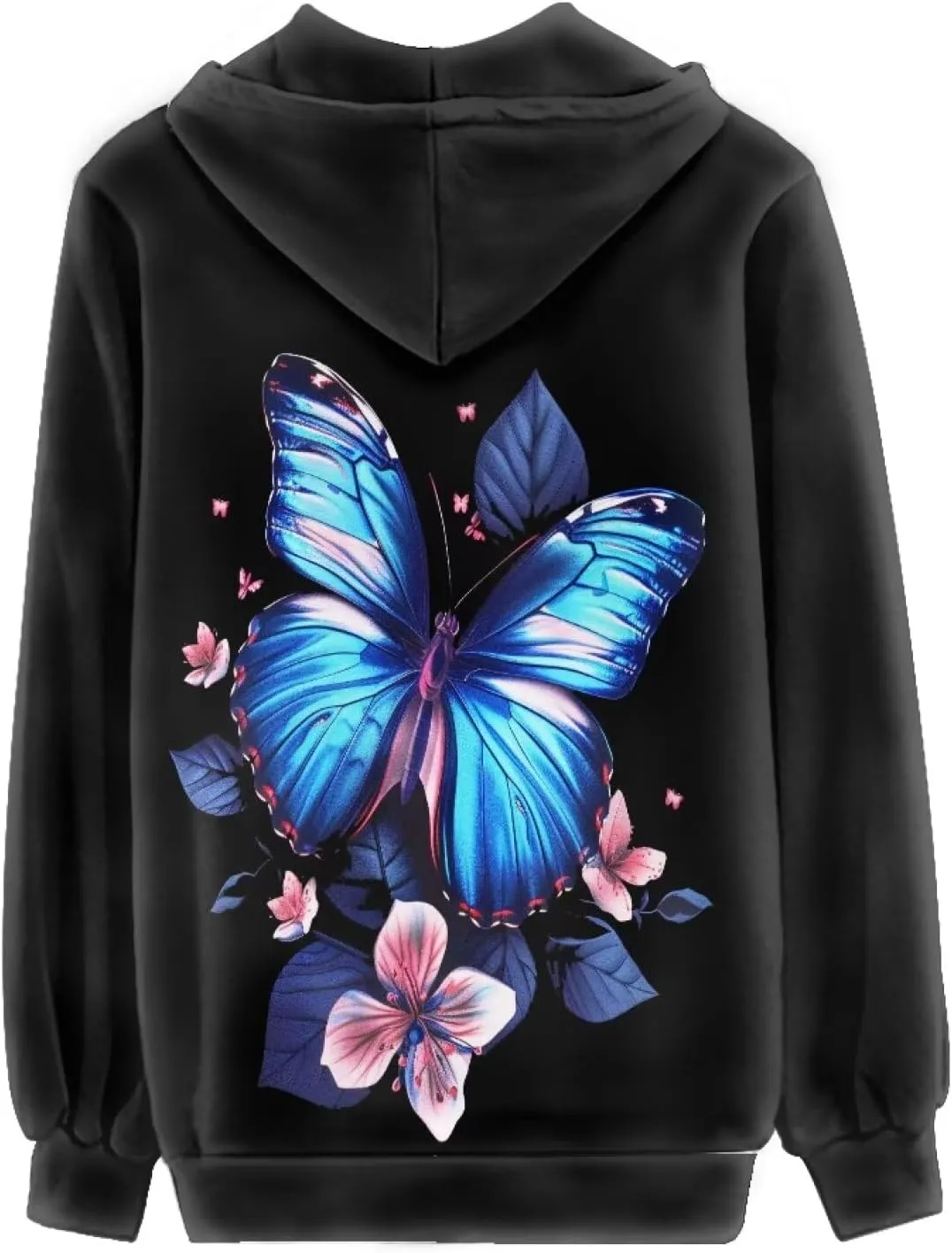 Showudesigns Women's Clothing Zip Up Hoodies XS-5XL Fashion Sweatshirts Clothes Fall Pullover Tops