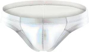 Sinzelimin Briefs for Men's Mini Boxer Shorts Fashion Printed Thongs Base Layer Low Waist Pouch Sports Underpants Underwear