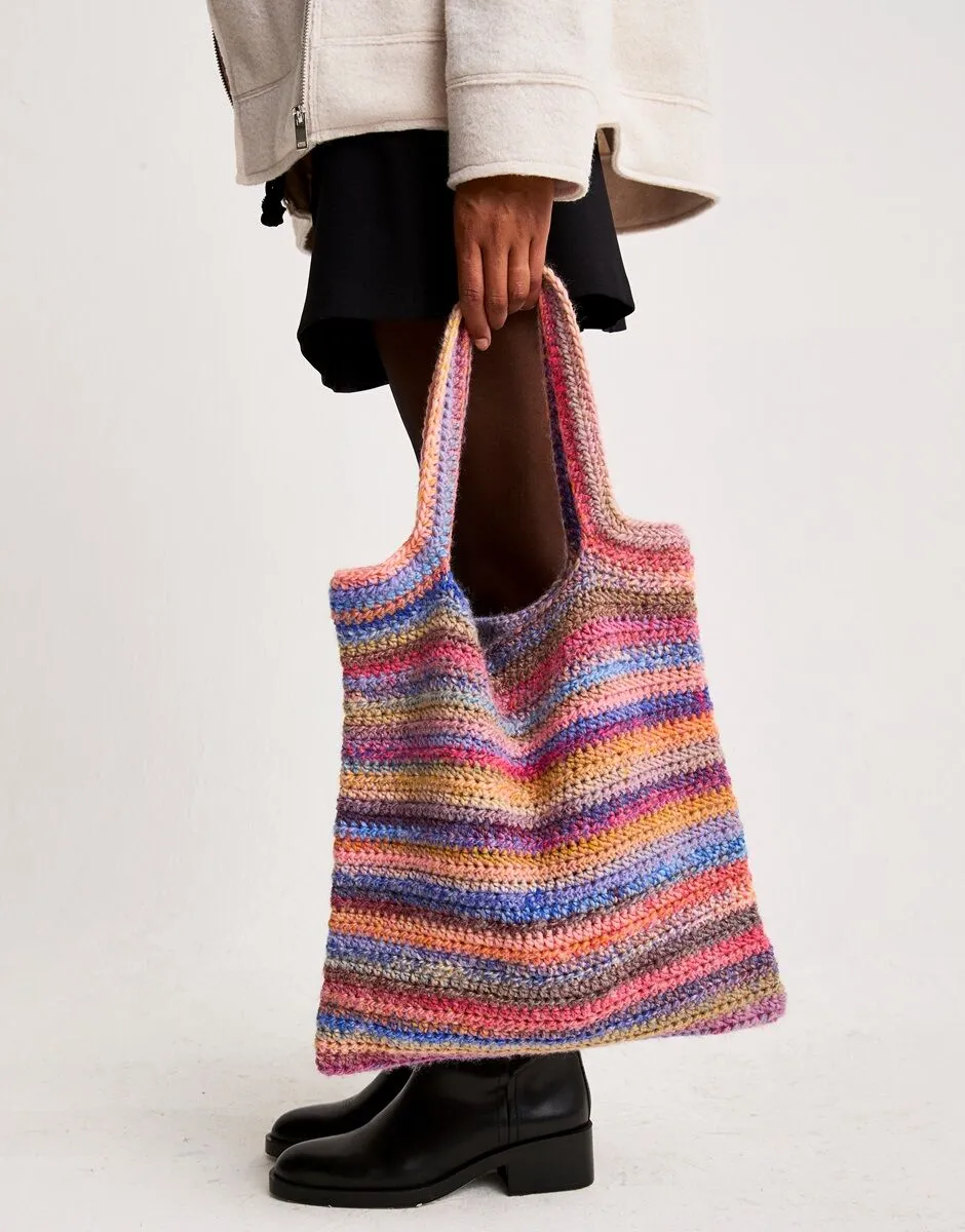 Sirdar CRYSTAL CROCHET BAG PATTERN IN JEWELSPUN WITH WOOL CHUNKY 10810