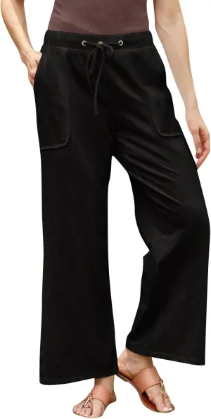 Striped Linen Pants for Women Women's Spring and Summer Cotton and Linen Trousers Loose Plus Size Wide Leg Pants