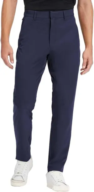 Suit Pants Mens Slim Fit Stretch Flat-Front Chino Golf Trousers Formal Casual Business Office Work Commute Pants with Pockets