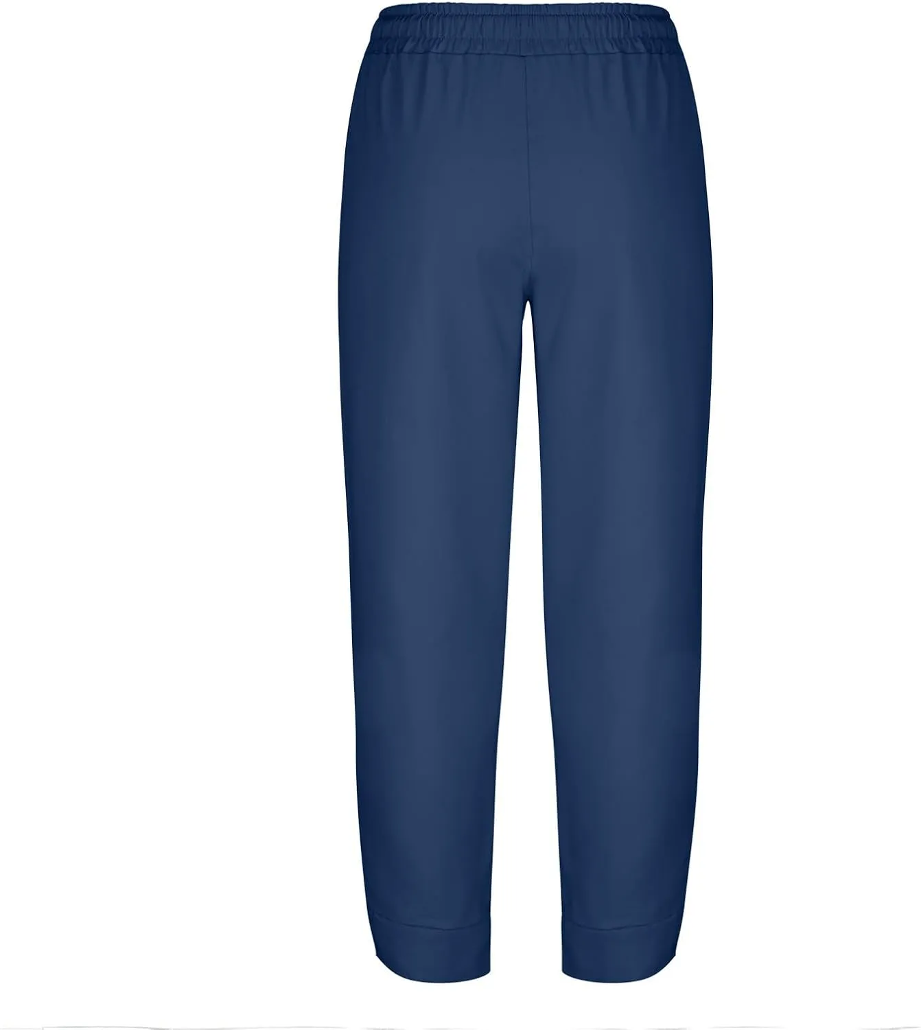 Sweat Pants for Mens Casual Drawstring Elastic Waist Solid Cargo Trousers Athletic-Fit Beam Feet Sport Pants