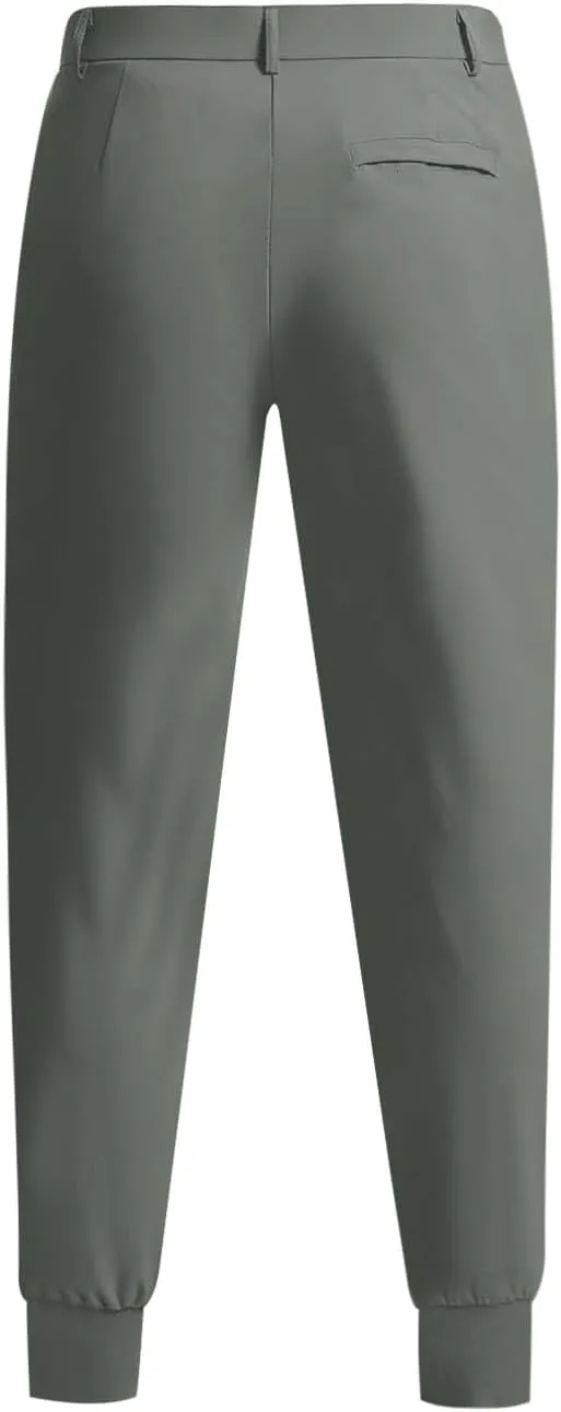 Sweatpants for Men Combat Track Cargo Male Tapered Loose Fit Elasticated Waist Solid Color Split Utility Cargo