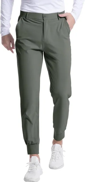 Sweatpants for Men Combat Track Cargo Male Tapered Loose Fit Elasticated Waist Solid Color Split Utility Cargo