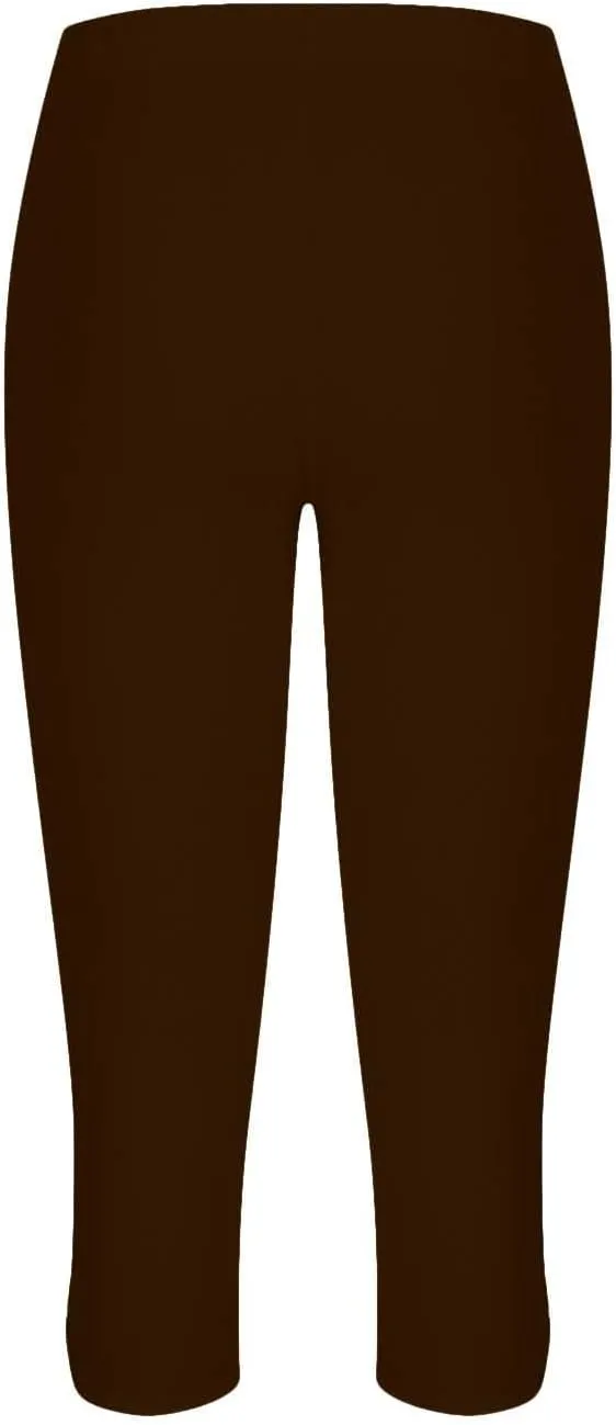 TARIENDY Capri Leggings for Women Tummy Control High Waisted Casual Yoga Pants Summer Lightweight Athletic Workout Capris