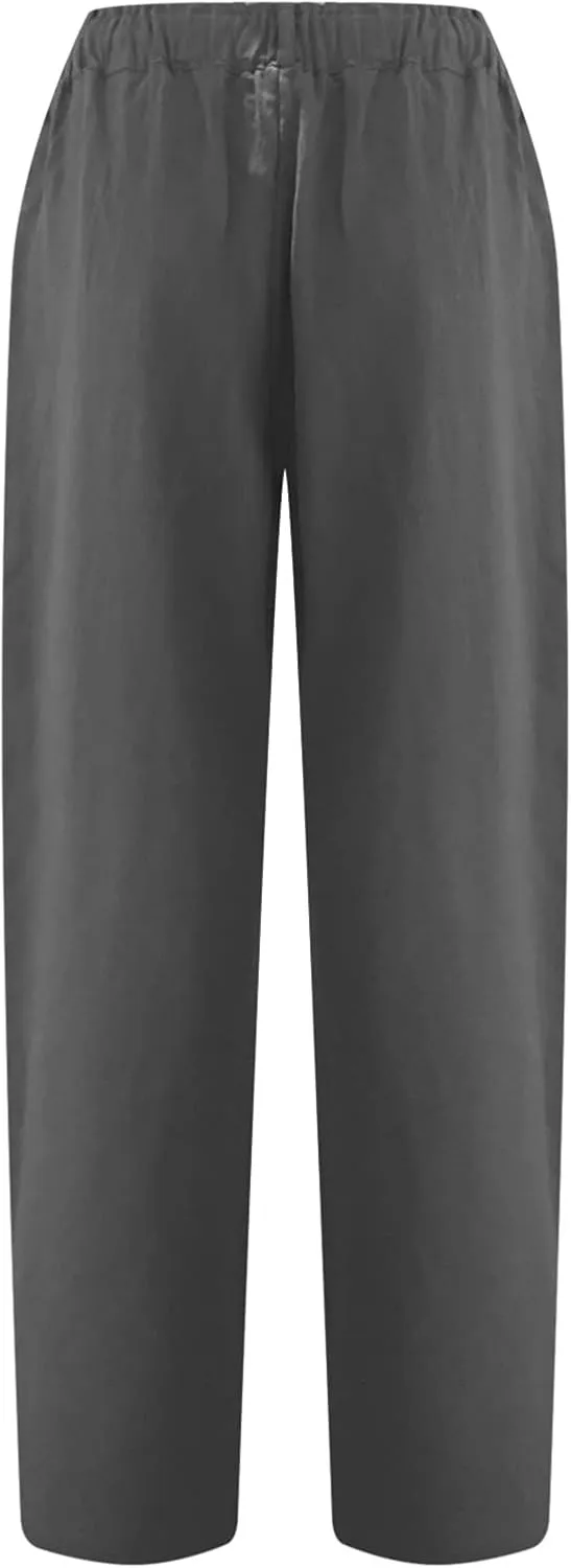 TARIENDY Trouser Yoga Pants for Women Loose Fitting Lounge Trousers High Waisted Athletic Pants Summer Stretch Sweatpants
