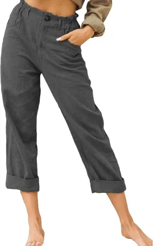 TARIENDY Trouser Yoga Pants for Women Loose Fitting Lounge Trousers High Waisted Athletic Pants Summer Stretch Sweatpants