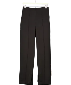Topshop Black Split Hem Trousers UK 10