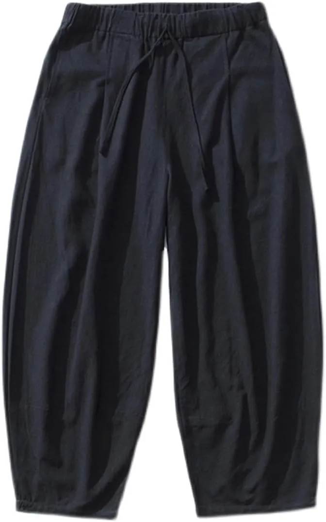 Vintage Men's Harem Pants Trousers Male Wide-Leg Pants Baggy Men Woman Casual Pants Streetwear