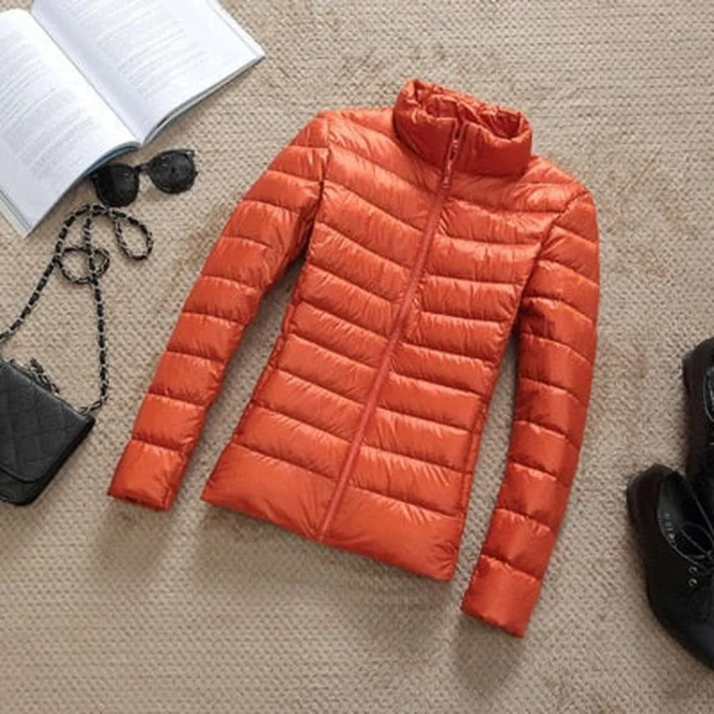 Women Ultra Light Hooded Jackets