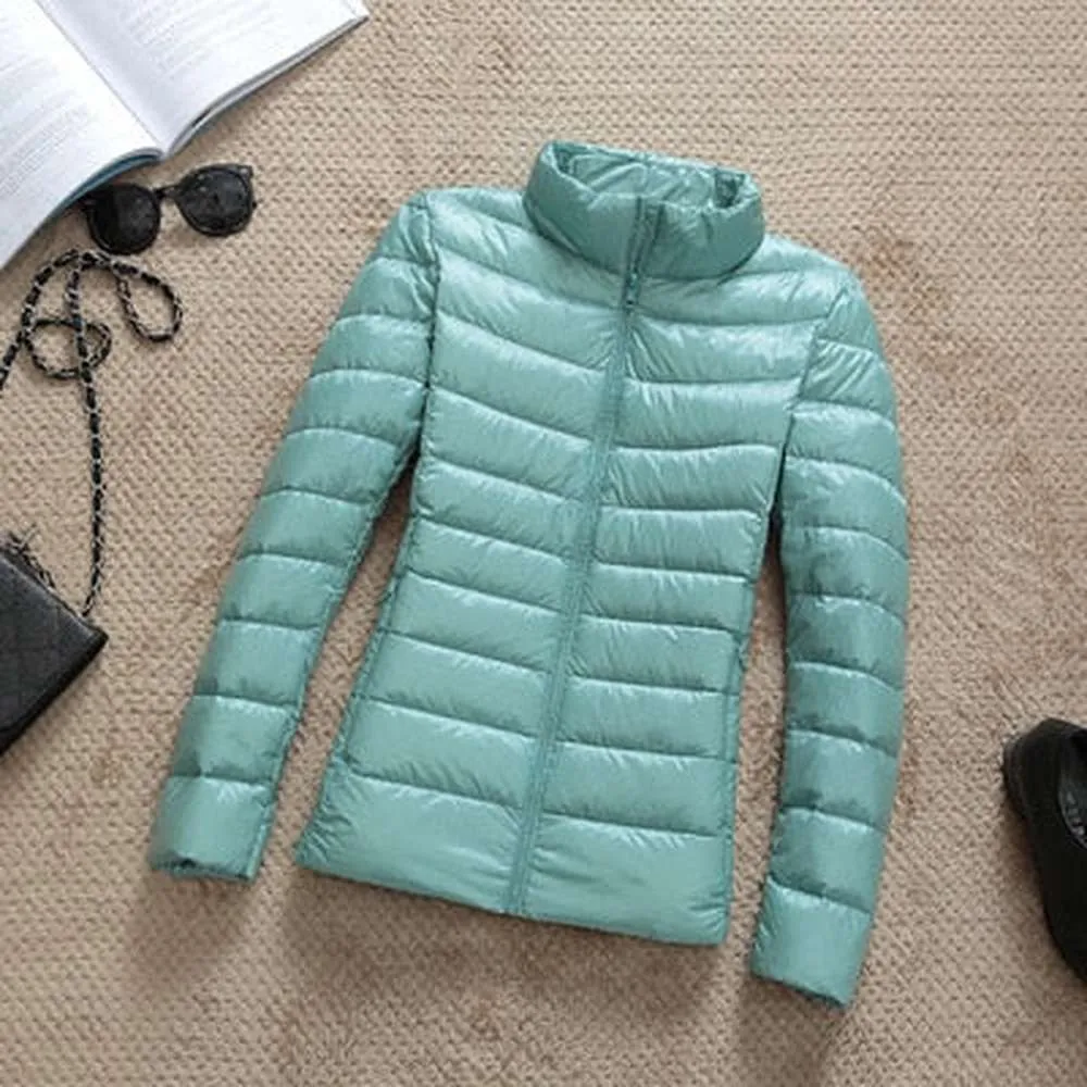 Women Ultra Light Hooded Jackets