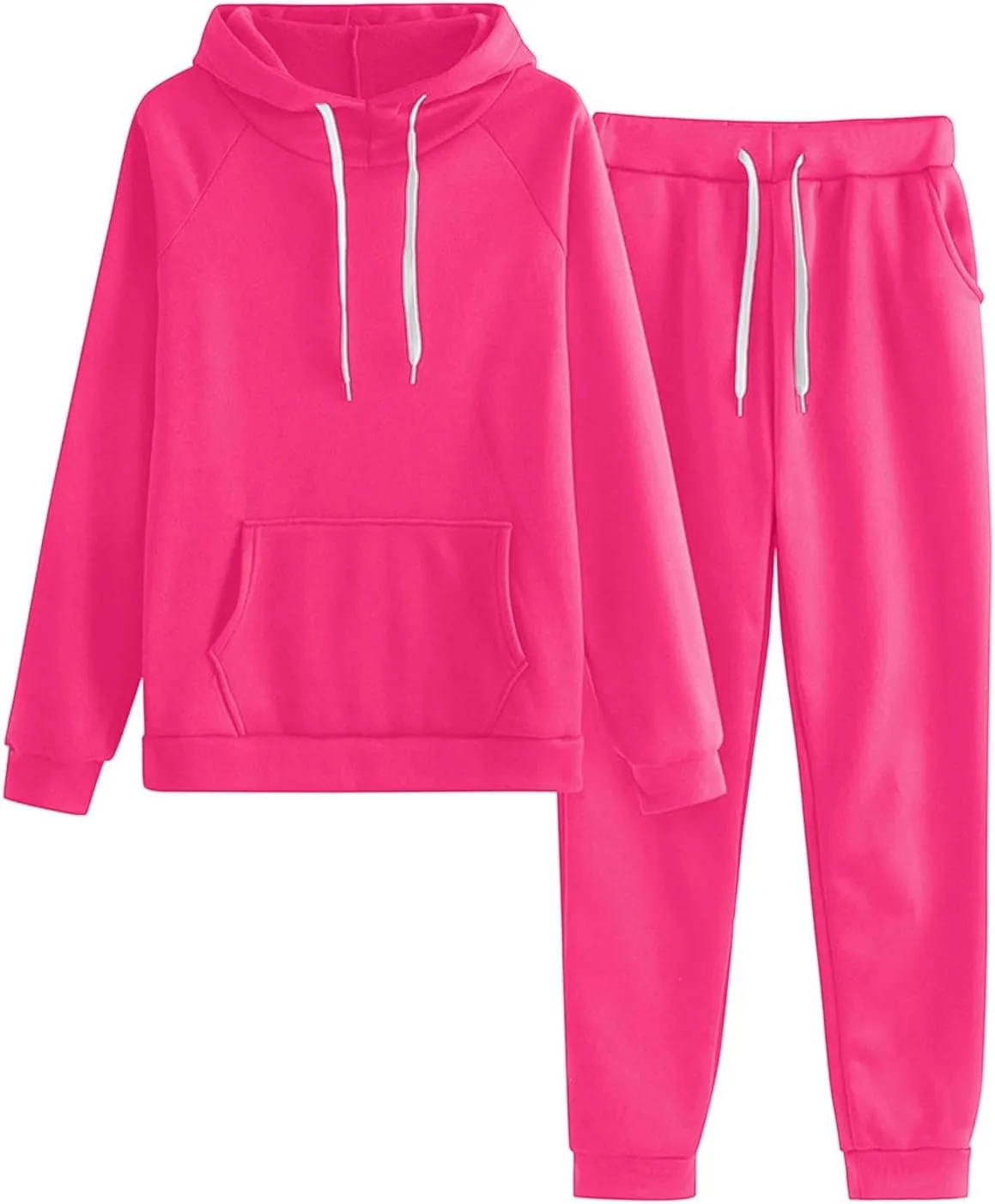 Women's 2 Piece Outfits Long Sleeve V Neck Graphic Workout Sweatshirt Wide Leg Sweatpant Tracksuit Sweatsuit