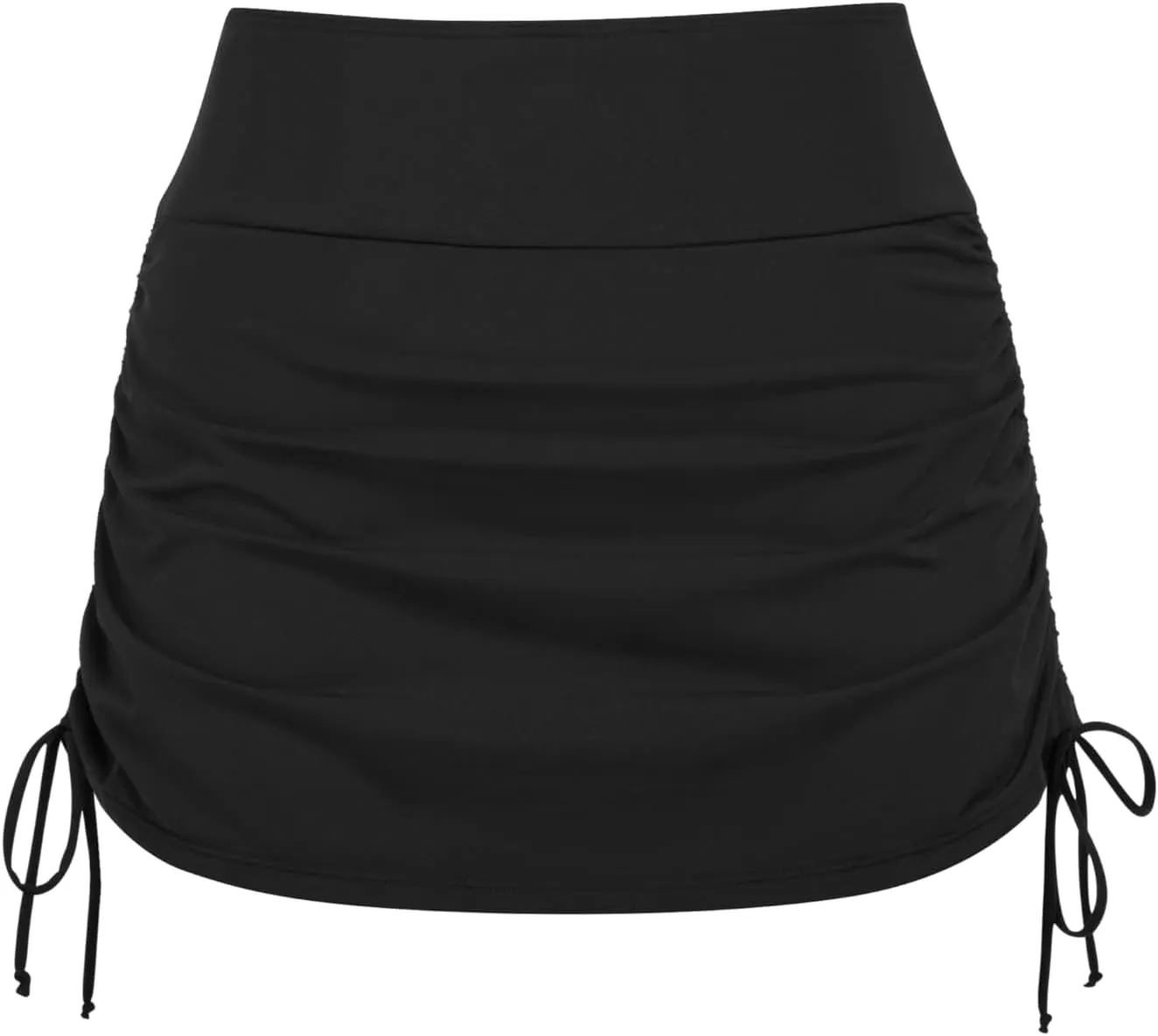 Womens High Waisted Swim Skirt - Drawstring Bathing Suit Skirt Tummy Control Swimsuit Bottoms with Built-in Panty 2025